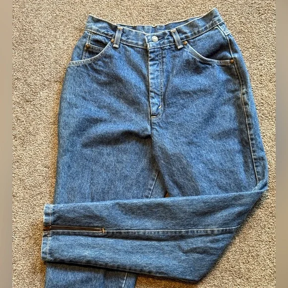 Vintage 1987 Levi's Blue Denim Jeans Size 11 (women’s 4) - Picture 4 of 15